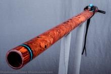 Redwood Burl Native American Flute, Minor, Bass A#-3, #L22A (6)